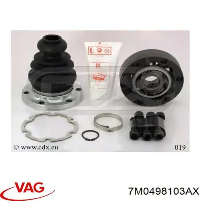 ШРУС внутренний 7M0498103AX VAG
