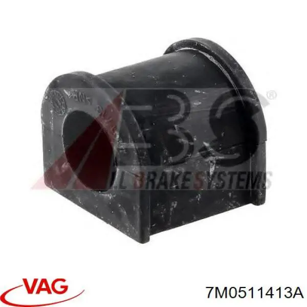 Резинка заднего стабилизатора VAG 7M0511413A цена, от 7.12 USD
