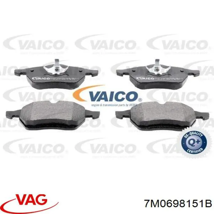 Колодки VAG 7M0698151B цена, от 28.49 USD