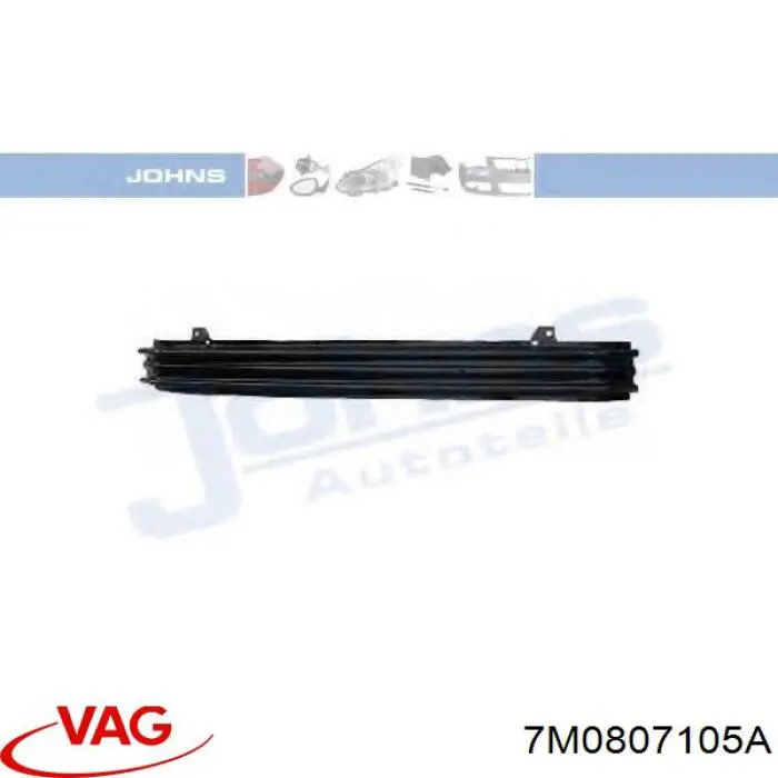 Купить 7M0807687A VAG Буфер бампера переднего
