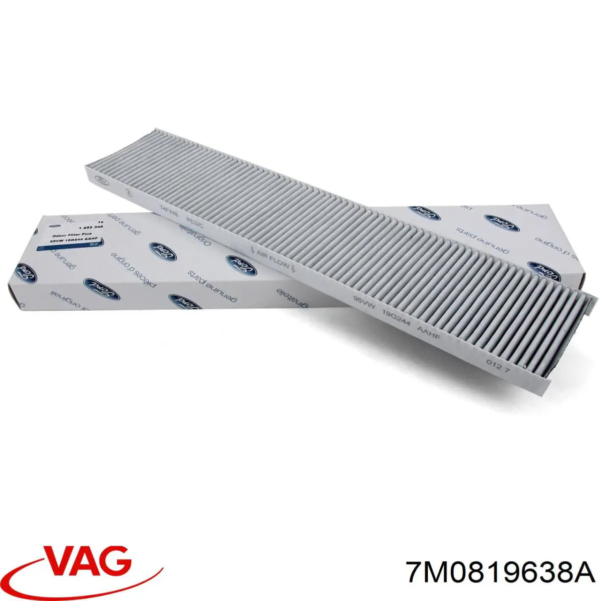 Купить 7M0819638A VAG Фильтр салона угольный