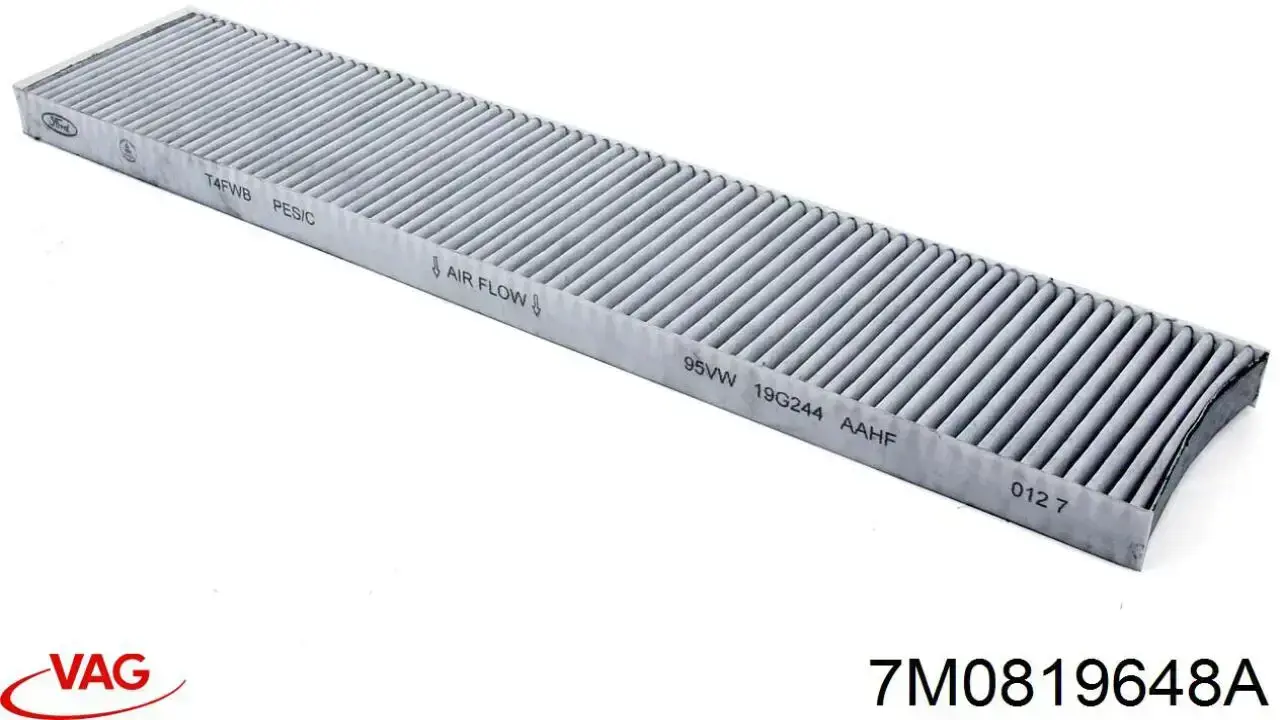 Фильтр воздушный отопителя VAG 7M0819648A цена, от 5.05 USD