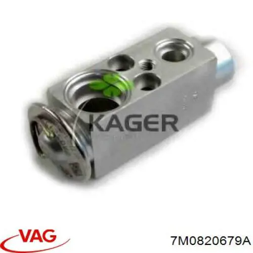 Клапан TRV, кондиционера VAG 7M0820679A