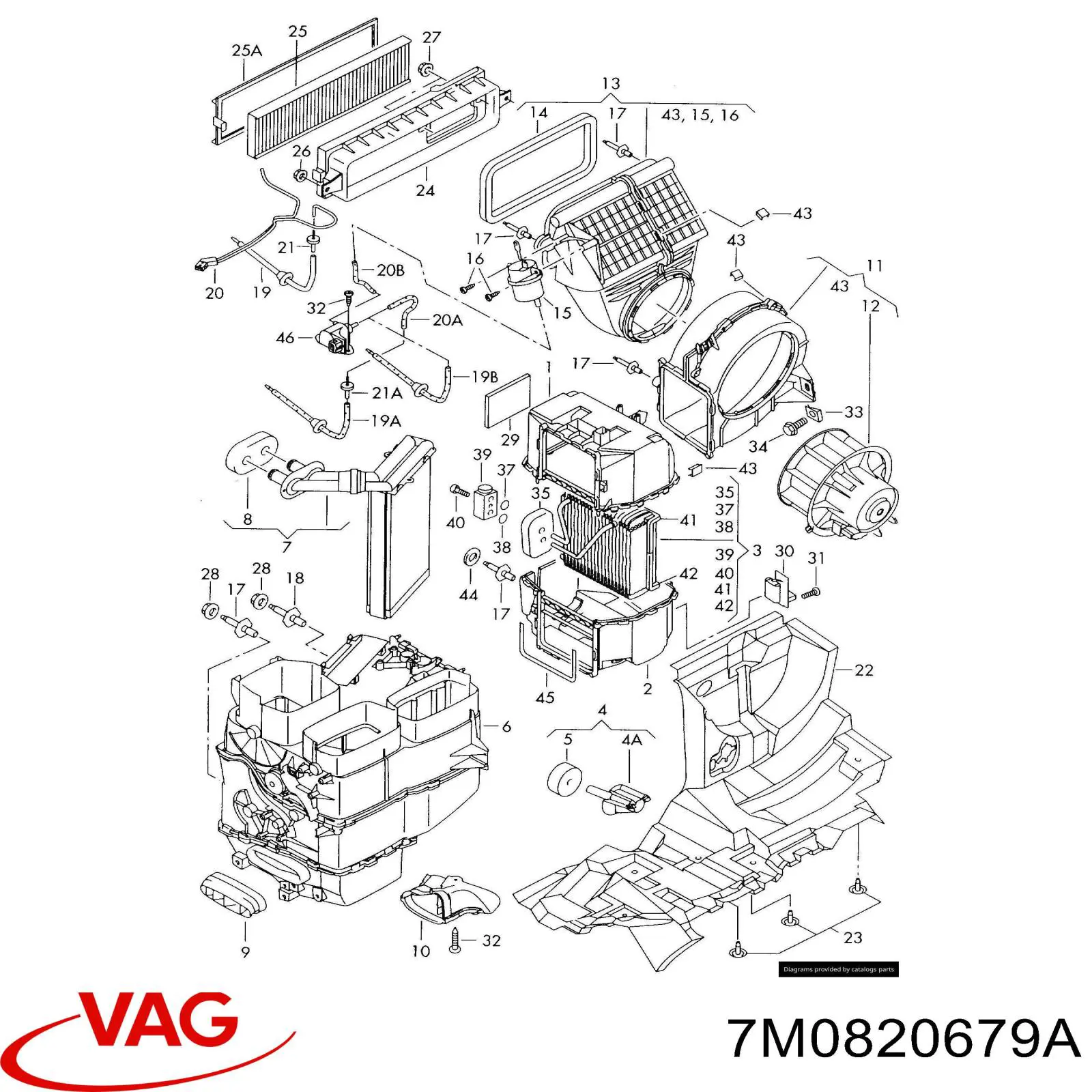 Клапан расширительный VAG 7M0820679A цена, от 18.90 USD