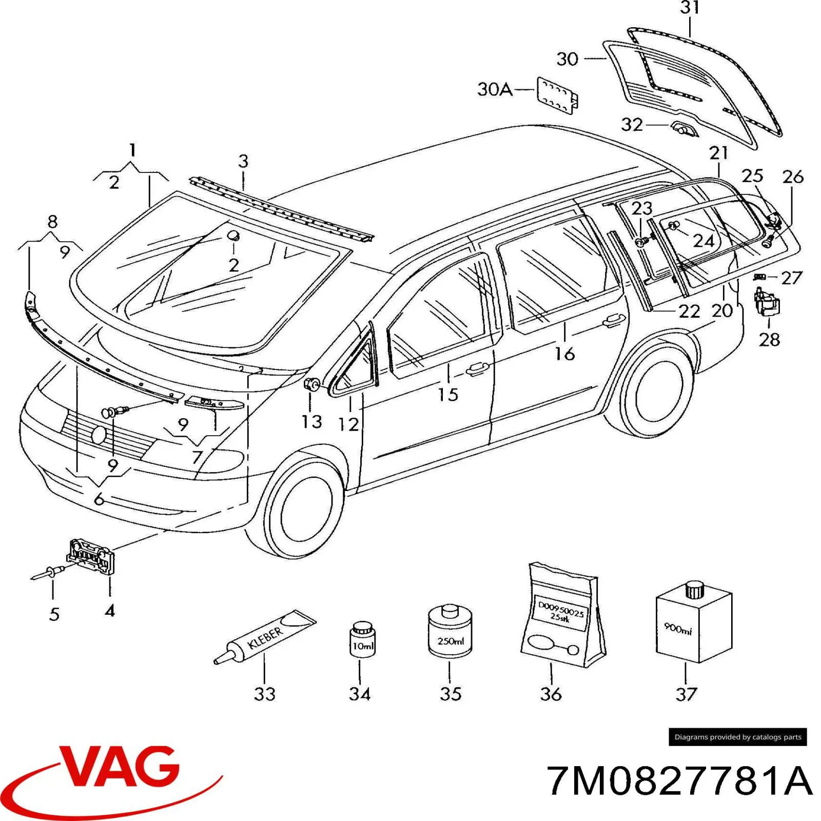 7M0827781A VAG 