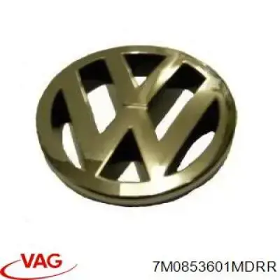 Эмблема решетки радиатора на Volkswagen Sharan I 