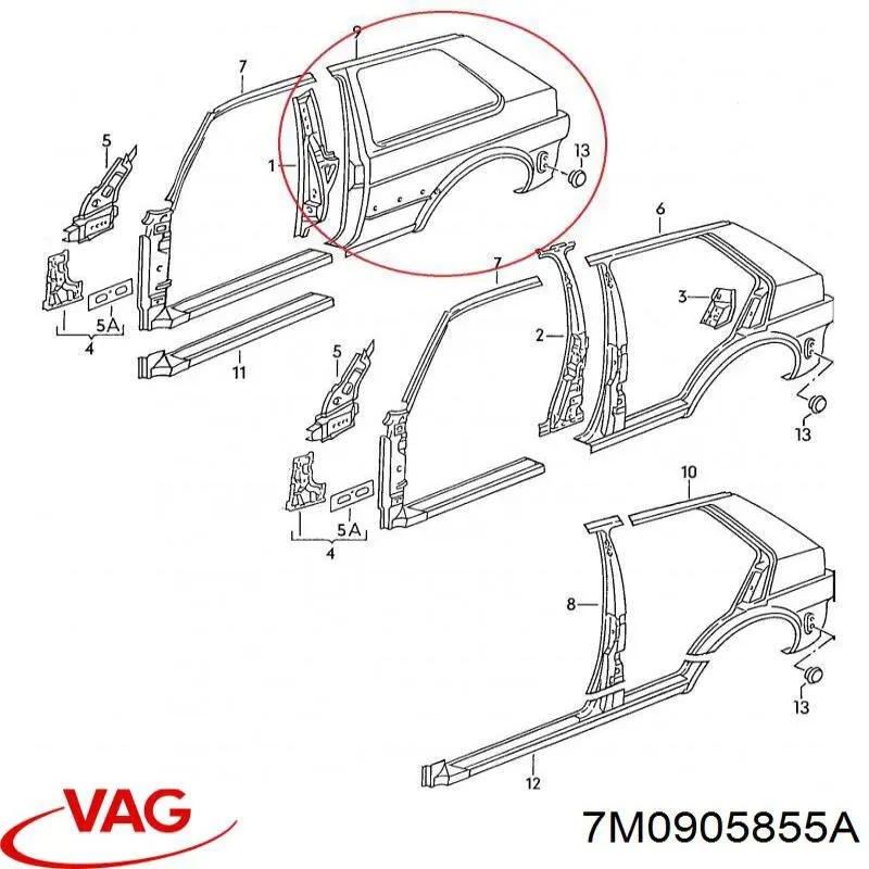 VAG 7M0905855A