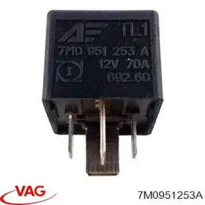 7M0951253A VAG Relé de ventilador de habitáculo original y equivalente