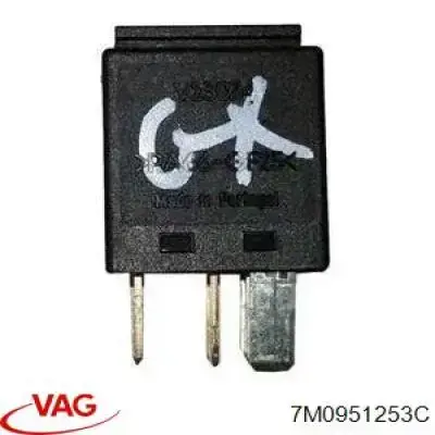 7M0951253C VAG реле электрическое многофункциональное