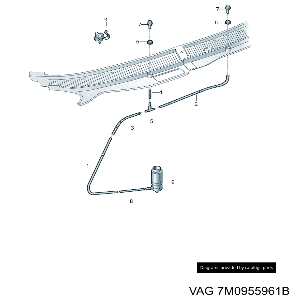  VAG 7M0955961B цена, от 12.67 USD
