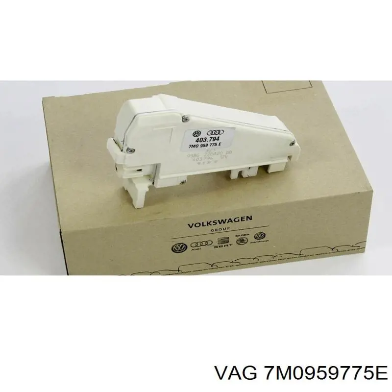 7M0959775E VAG Elemento de regulación, cierre centralizado, puerta original y equivalente
