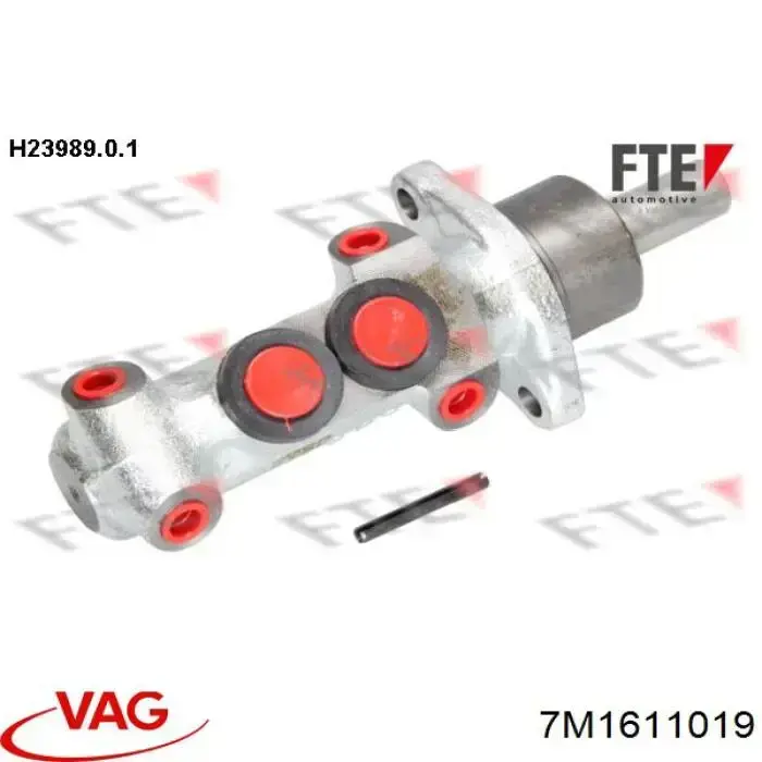 Главный тормозной цилиндр 7M1611019 VAG