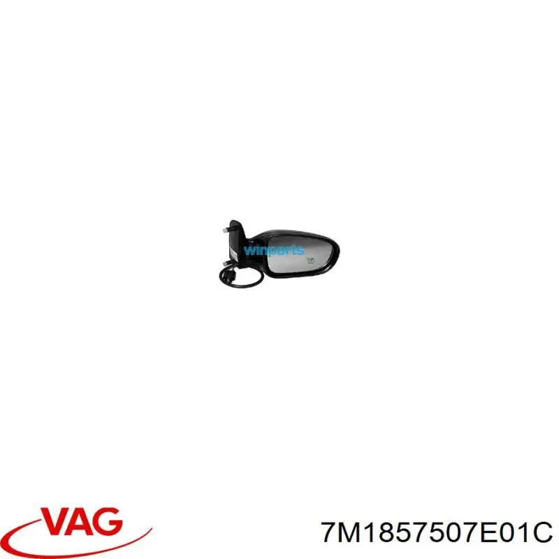Купить 7M1857507E01C VAG Наружное зеркало левое