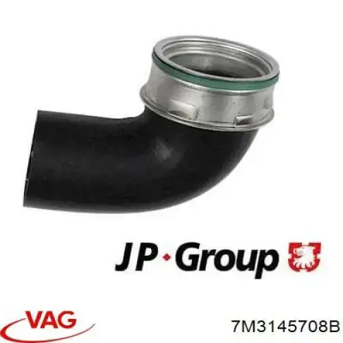 Купить 7M3145708B VAG Патрубок дроссельной заслонки