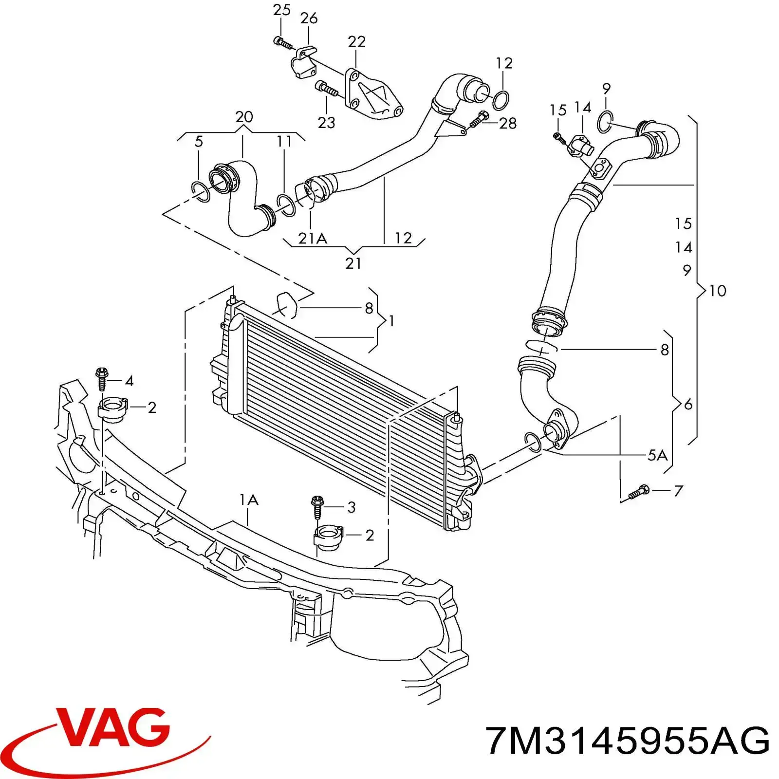  7M3145955AG VAG