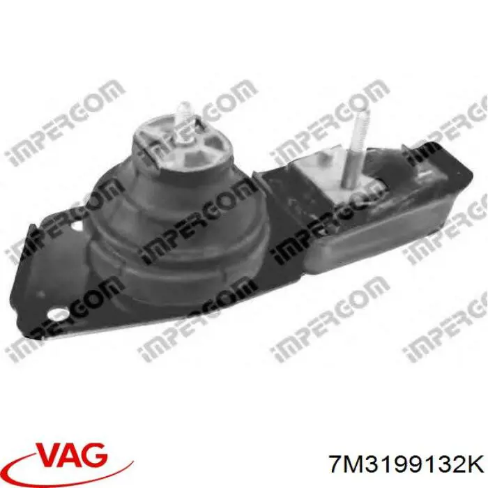 Купить 7M3199132K VAG Правая опора двигателя