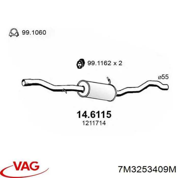  7M3253409M VAG