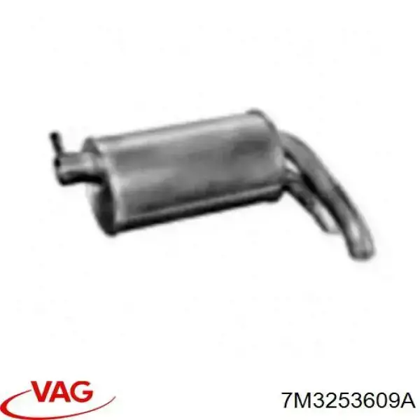 Выхлоп задний VAG 7M3253609A цена, от 790.00 USD