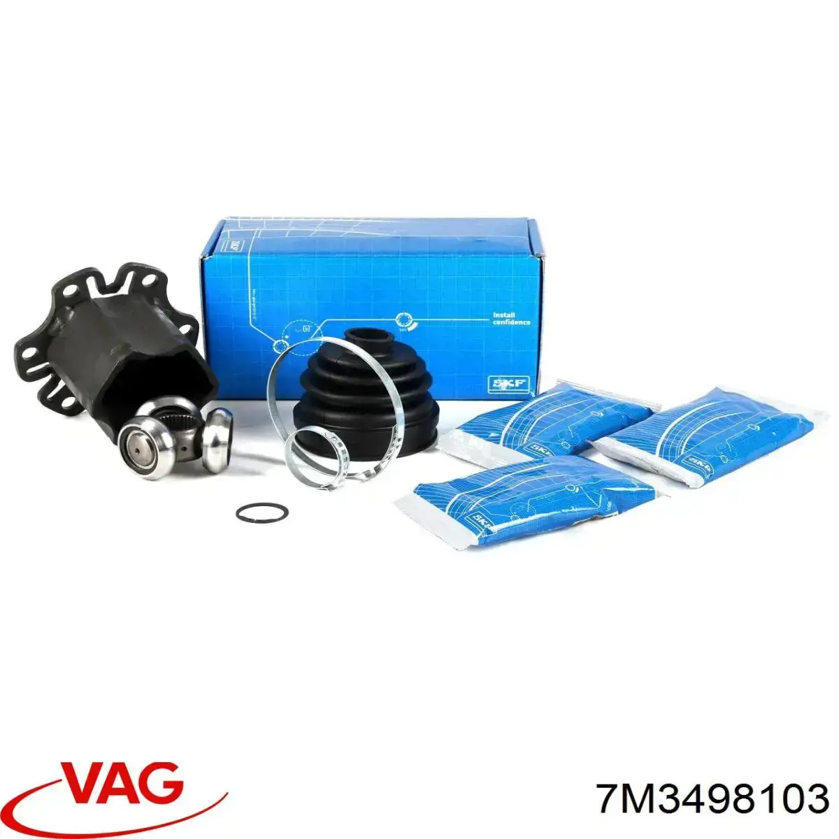 Шарнир угловых скоростей внутренний передний VAG 7M3498103 цена, от 26.65 USD