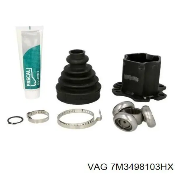 Шарнир угловых скоростей внутренний передний VAG 7M3498103HX цена, от 52.91 USD