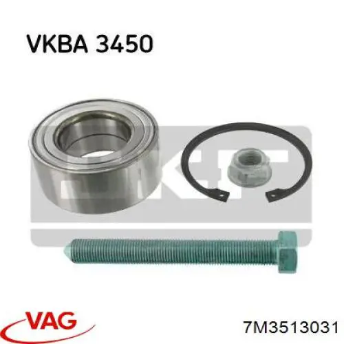 7M0513031J VAG Амортизаторы задние