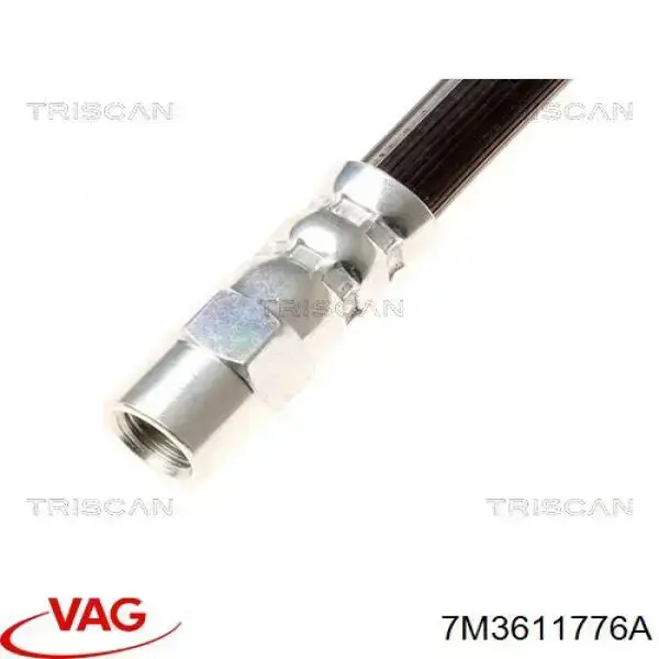 Купить 7M3611776A VAG Задний тормозной шланг