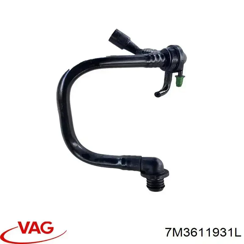 Шланг (патрубок) вакуумного насоса VAG 7M3611931L цена, от 79.37 USD