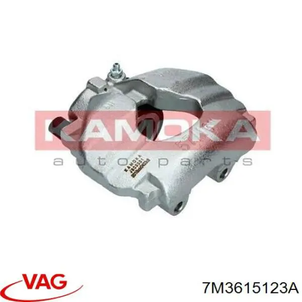 Суппорт тормозной передний левый 7M3615123A VAG