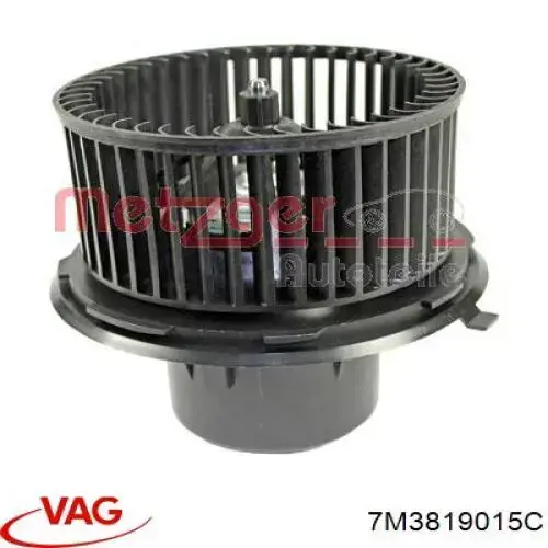 Мотор вентилятора печки (отопителя салона) VAG 7M3819015C цена, от 54.75 USD