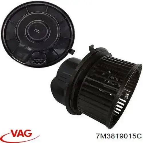 Купить 7M3819015C VAG Электродвигатели (электродвигатель отопителя) или розетка прицепа штепсельная