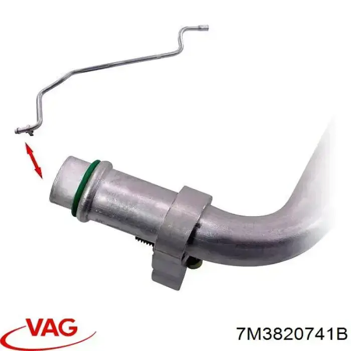 Шланг кондиционера, от испарителя к компрессору SKV 43SKV500 цена, от 20.54 USD