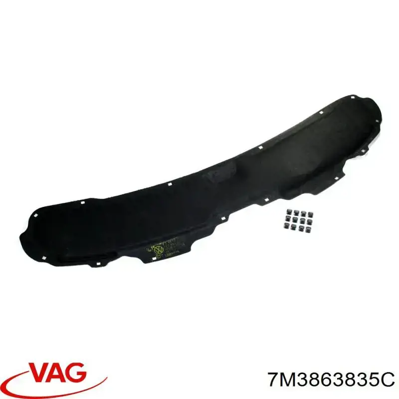 Обшивка капота VAG 7M3863835C цена, от 37.20 USD