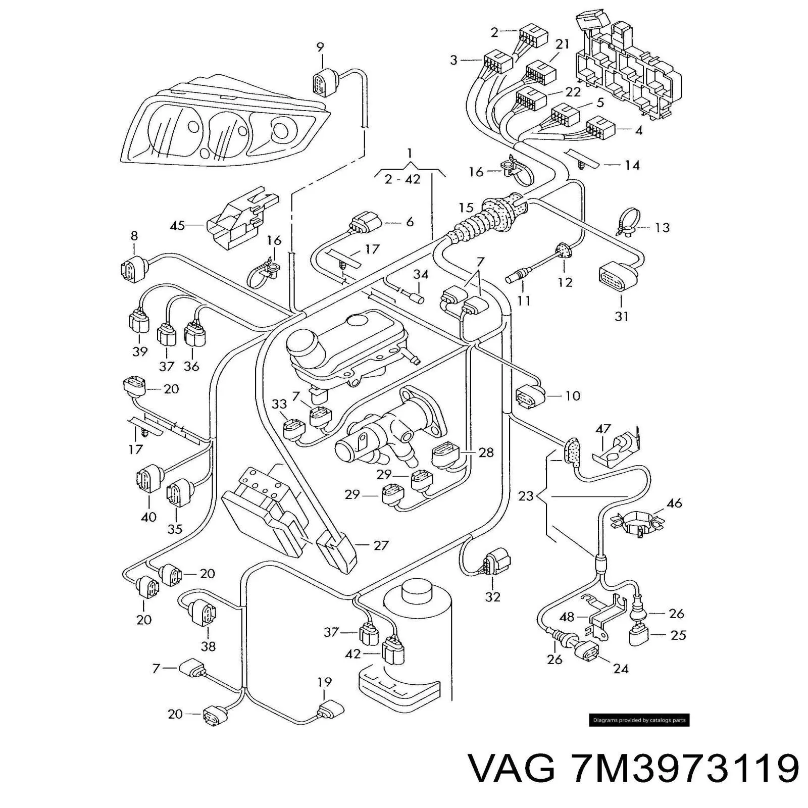  VAG 7M3973119 цена, от 6.08 USD