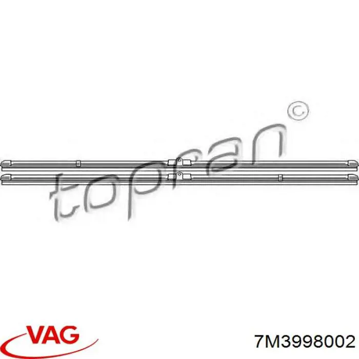 Дворники VAG 7M3998002 цена, от 19.25 USD