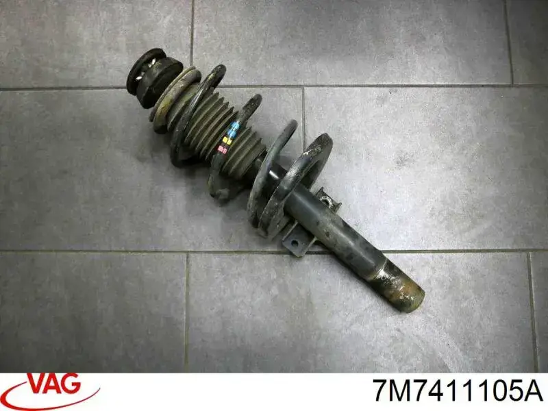 Пружина амортизатора передняя VAG 7M7411105A цена, от 77.60 USD