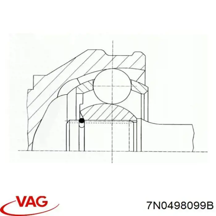 Граната колесная VAG 7N0498099B цена, от 48.68 USD