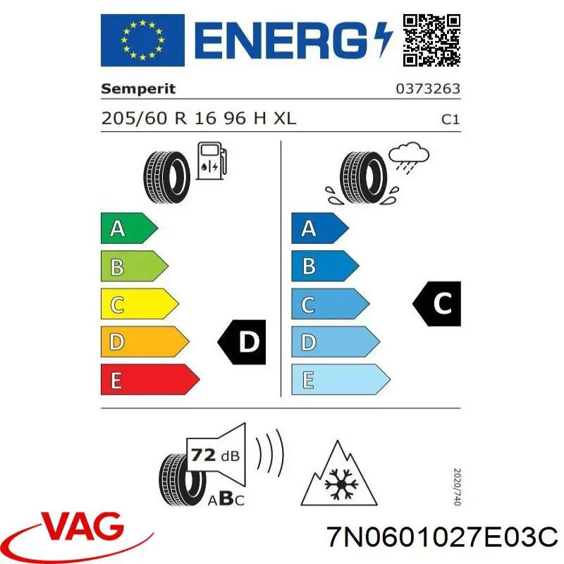 Колеса VAG 7N0601027E03C цена, от 31.78 USD