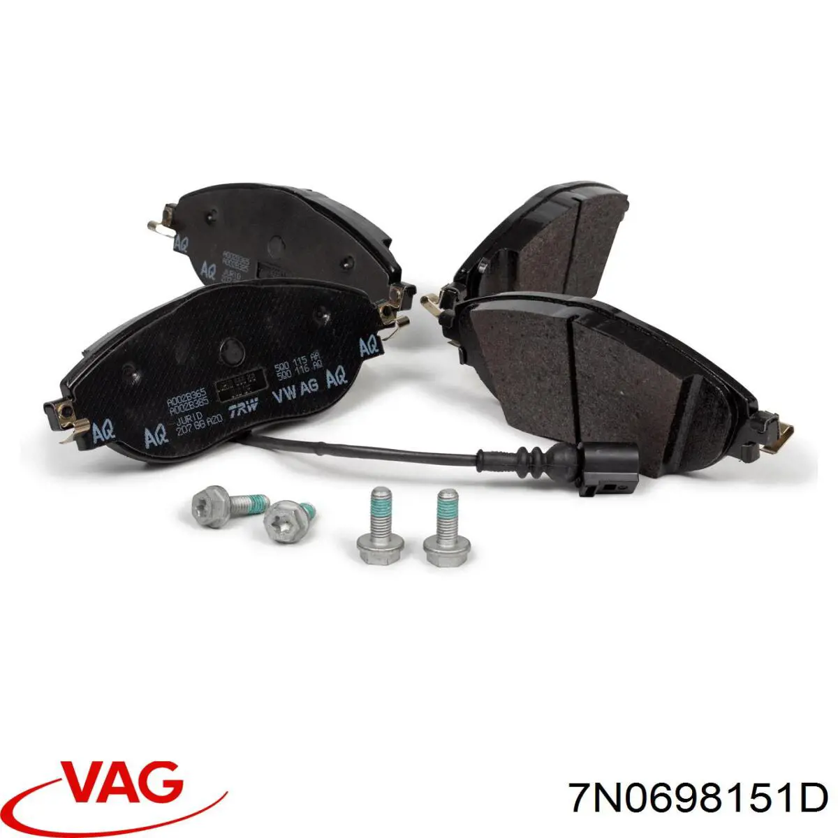 Передние тормозные колодки 7N0698151D VAG