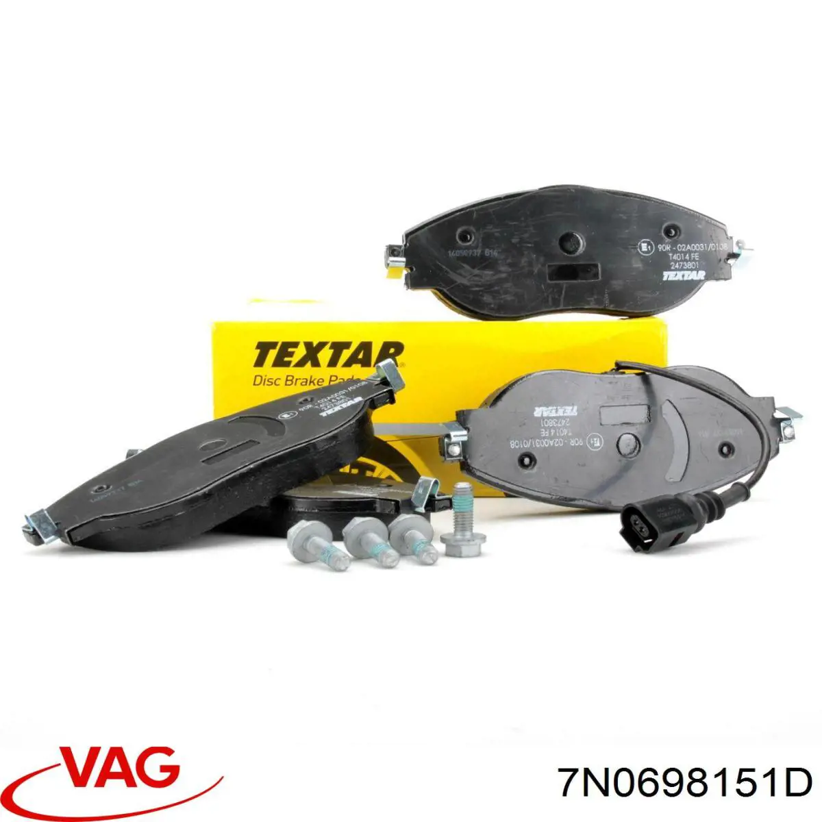 Купить 7N0698151D VAG Колодки тормозные