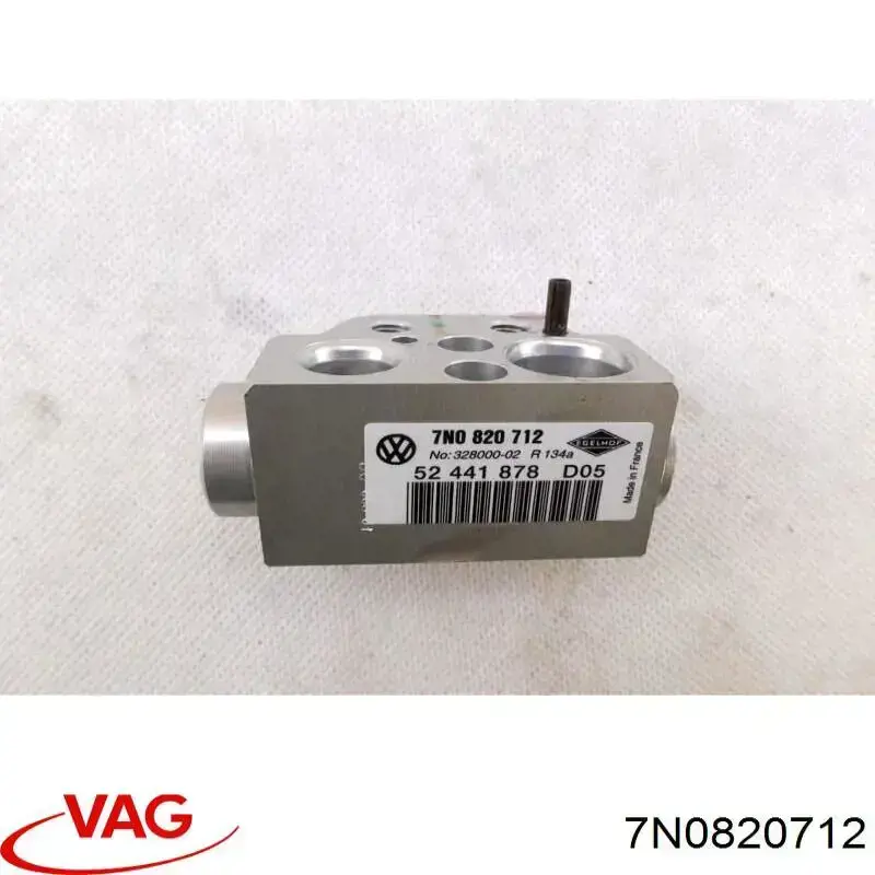 7N0820712 VAG válvula trv de aparelho de ar condicionado