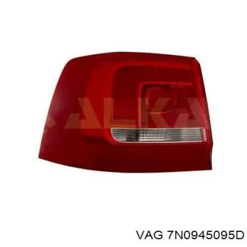 Задняя левая внешняя фара VAG 7N0945095E цена, от 62.85 USD