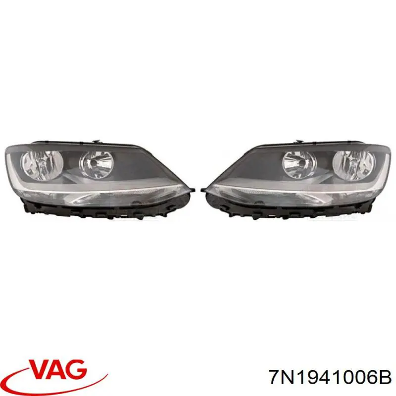 Правая блок фара VAG 7N1941006B цена, от 224.22 USD