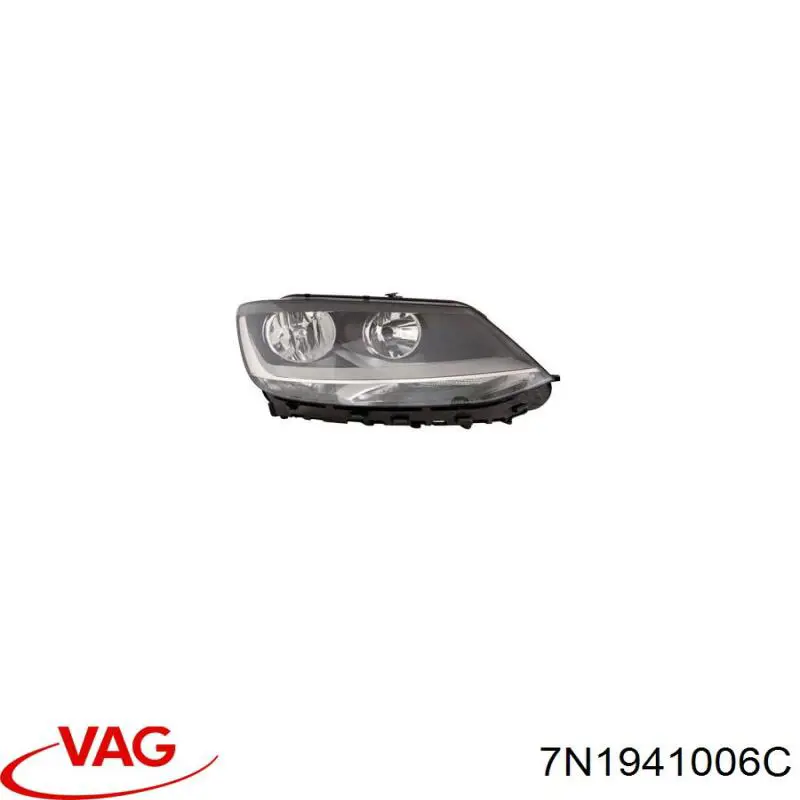 7N1941006C VAG luz direita