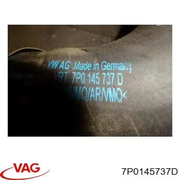 Шланг/патрубок интеркуллера VAG 7P0145737D цена, от 62.92 USD