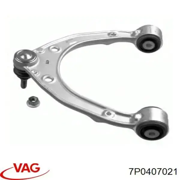 Рычаг передней подвески верхний, левый/правый VAG 7P0407021