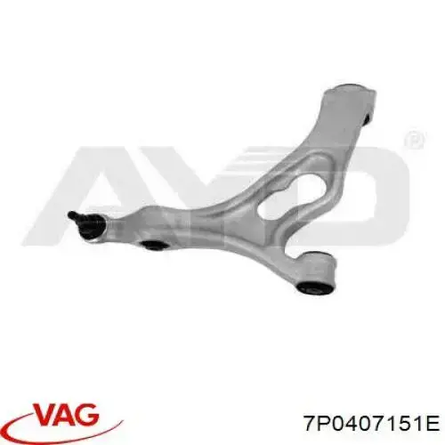 Купить 7P0407151E VAG Рычаг передней подвески левый