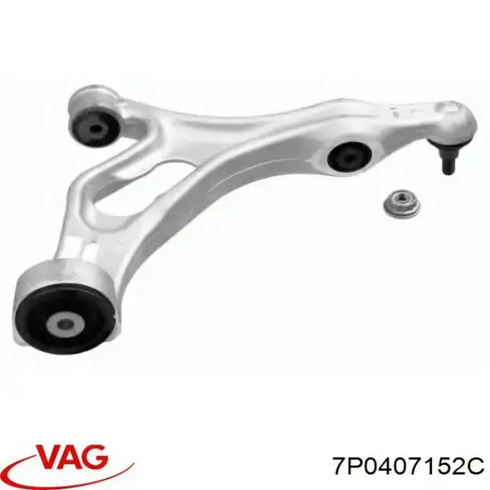 7P0407152C VAG Рычаг передней подвески нижний, правый