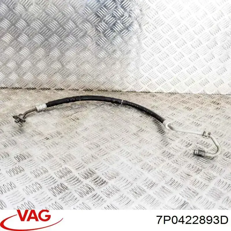 Шланг ГУР высокого давления 7P0422893D VAG