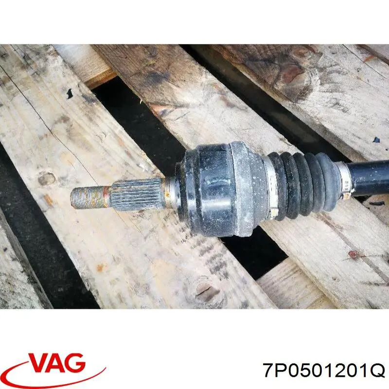 Купить 7P0501201SX VAG Приводной вал задний