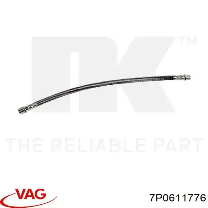 Задний тормозной шланг 7P0611776 VAG